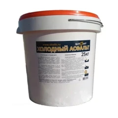 Холодный асфальт Витолит, 25 кг бак