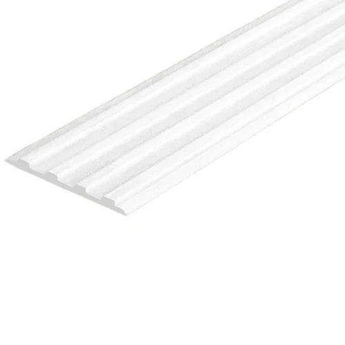 Противоскользящая тактильная направляющая полоса 20 мм без клеевого слоя, белый