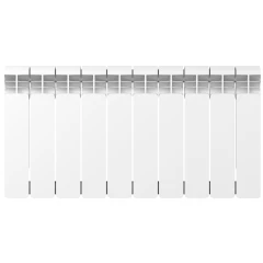 Алюминиевый радиатор Rifar Alum 350x10 секций, боковое подкл-е
