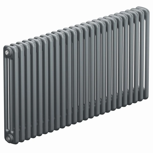 Трубчатый радиатор Rifar Tubog 3057 24 секции, боковое подкл-е, титан