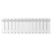 Биметаллический радиатор Rifar Monolit 300x14 секций, боковое подкл-е