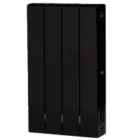 Биметаллический радиатор Rifar SUPReMO 500x4 секции, боковое подкл-е, антрацит