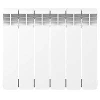 Алюминиевый радиатор Rifar Alum 350x6 секций, боковое подкл-е