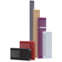 Трубчатый радиатор Rifar Tubog 2180 6 секций, боковое подкл-е, антрацит