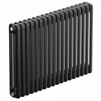 Трубчатый радиатор Rifar Tubog 3057 18 секций, боковое подкл-е, антрацит
