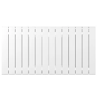 Биметаллический радиатор Rifar SUPReMO 500x14 секций, боковое подкл-е, белый