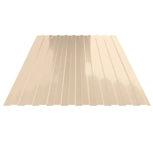 Профнастил С-8 0,35 1,2x2м слоновая кость RAL 1015