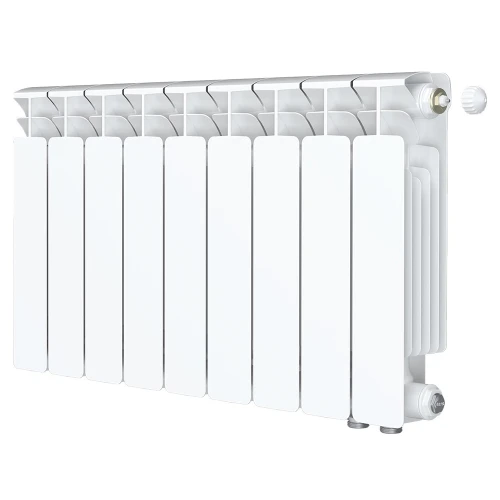 Биметаллический радиатор Rifar Base Ventil 350x9 секций, правое подкл-е