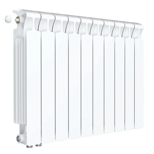 Биметаллический радиатор Rifar Monolit Ventil 500x10 секций, левое подкл-е