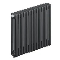 Трубчатый радиатор Rifar Tubog Ventil 3057 14 секций, нижнее подкл-е, титан