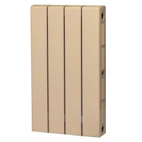 Биметаллический радиатор Rifar SUPReMO 500x4 секции, боковое подкл-е, айвори
