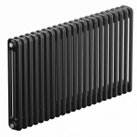 Трубчатый радиатор Rifar Tubog 3057 22 секции, боковое подкл-е, антрацит