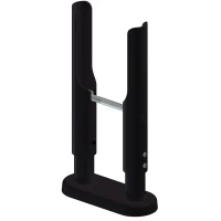 Напольный кронштейн Rifar регулируемый для 3-x трубчатых радиаторов, антрацит