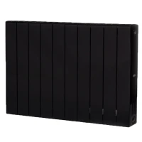 Биметаллический радиатор Rifar SUPReMO 500x10 секций, боковое подкл-е, антрацит