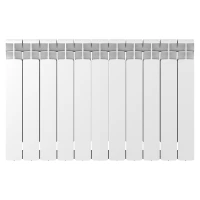Биметаллический радиатор Rifar Base 500x11 секций, боковое подкл-е