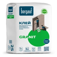 Клей для плитки и керамогранита Bergauf Granit С2 ТЕ, 25 кг