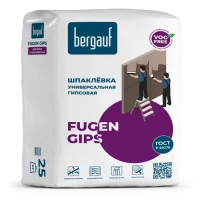 Универсальная гипсовая шпатлёвка Bergauf Fugen Gips, 25 кг