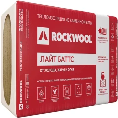 Утеплитель Rockwool Лайт Баттс 1000х600х100 мм, 5 шт РОКВУЛ  (3м2)
