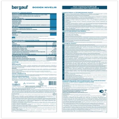 Самовыравнивающийся наливной пол Bergauf Boden Nivelir, 25 кг