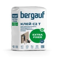 Клей для керамогранита Bergauf Extra Fixer C2 T,25 кг