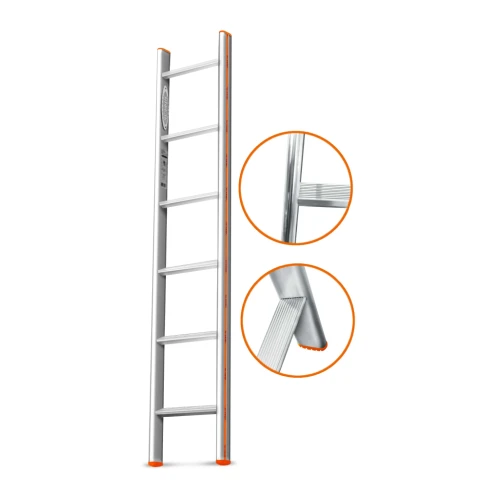 Лестница приставная Эйфель Комфорт-Профи 6 ступеней