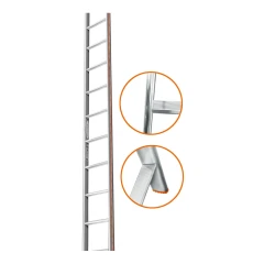 Лестница приставная Эйфель Комфорт-Профи 14 ступеней