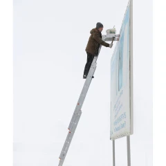 Лестница трехсекционная Эйфель Ювелир Плакат 3х14