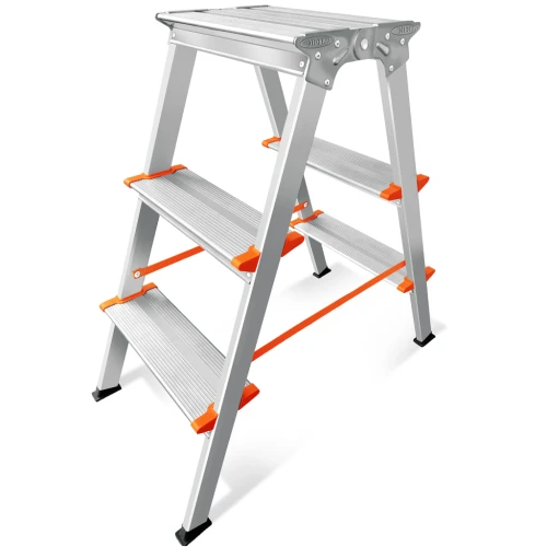 Эйфель Стремянка алюминиевая Библио 130 - 203