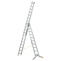 Лестница трехсекционная Эйфель Ювелир плюс 3х11