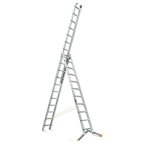 Лестница трехсекционная Эйфель Ювелир плюс 3х11