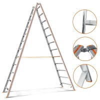 Стремянка Эйфель Комфорт-Профи 212