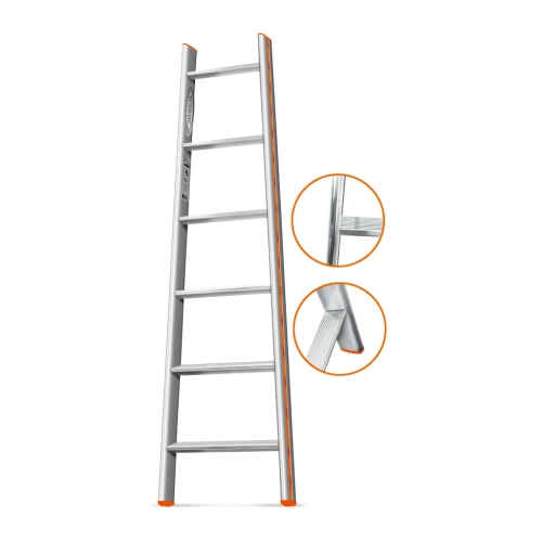 Лестница приставная Эйфель Комфорт-Профи-Пирамида 6 ступеней