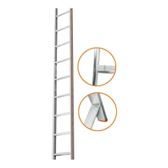 Лестница приставная Эйфель Комфорт-Профи 12 ступеней