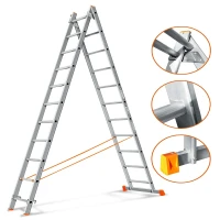 Лестница двухсекционная Эйфель Гранит 2х11