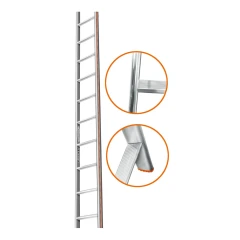 Лестница приставная Эйфель Комфорт-Профи 16 ступеней