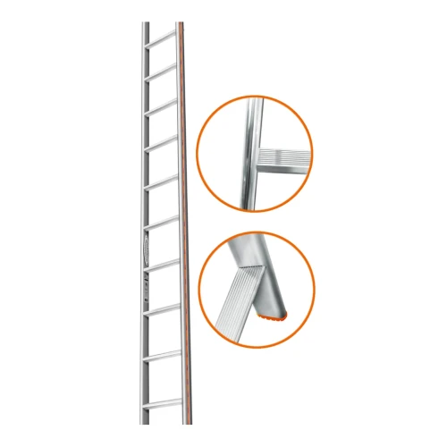 Лестница приставная Эйфель Комфорт-Профи 16 ступеней