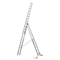 Лестница трехсекционная Эйфель Ювелир 3х12