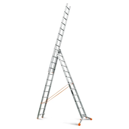 Лестница трехсекционная Эйфель Ювелир 3х12