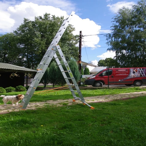 Лестница трехсекционная Эйфель Ювелир 3х14