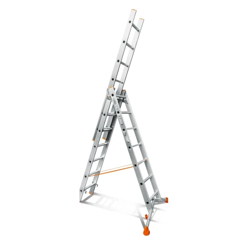 Лестница трехсекционная Эйфель Ювелир 3х8