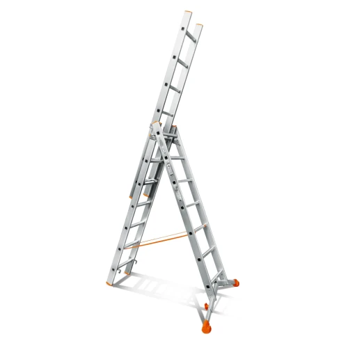 Лестница трехсекционная Эйфель Ювелир 3х7