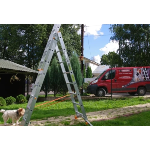 Лестница трехсекционная Эйфель Ювелир 3х7