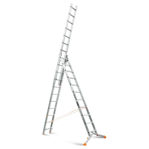 Лестница трехсекционная Эйфель Ювелир 3х11