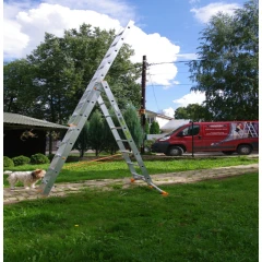 Лестница трехсекционная Эйфель Ювелир 3х11