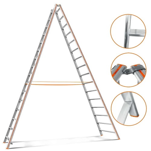 Стремянка Эйфель Комфорт-Профи 216