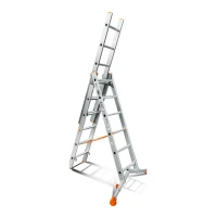 Лестница трехсекционная Эйфель Ювелир 3х6
