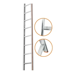 Лестница приставная Эйфель Комфорт-Профи 10 ступеней