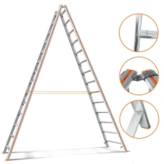 Стремянка Эйфель Комфорт-Профи 214