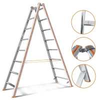 Стремянка Эйфель Комфорт-Профи 208