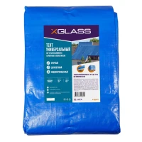 Тент полиэтиленовый 4-х слойный ламинированный X-Glass 5х6м, 180гр/м2